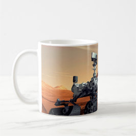 Caneca Conceito Artístico do Rover Curiosity da NASA para