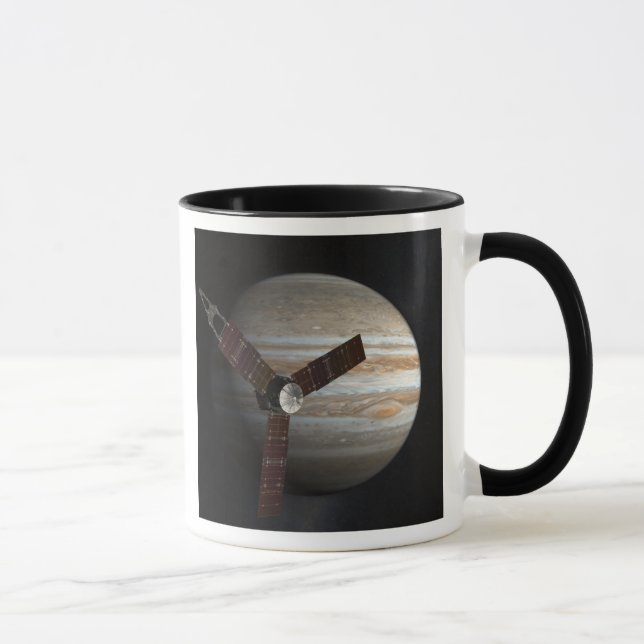 Caneca Conceito de artista da espaçonave Juno (Direita)
