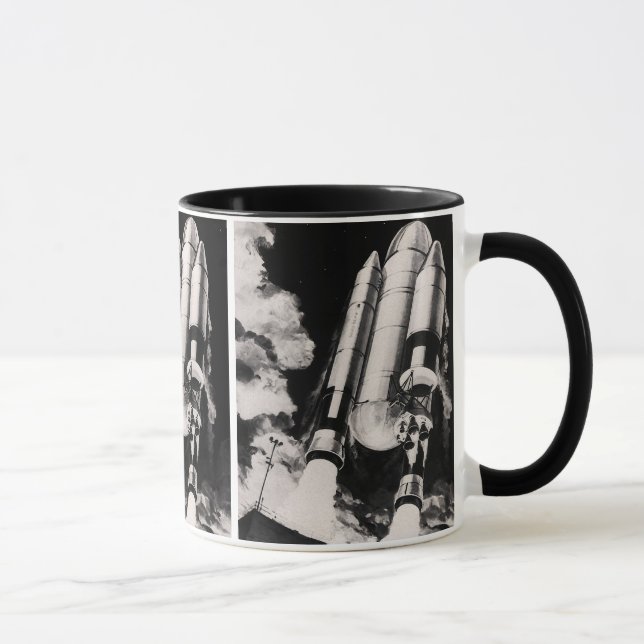 Caneca Conceito de Artista de Veículo de Lançamento do Ôn (Direita)