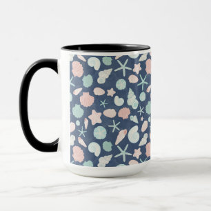 Caneca Conchas Costeiras Praia & Design Oceânico