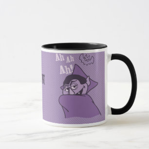 Caneca Conde von Count - Ah Ah Ah! Adicione seu nome