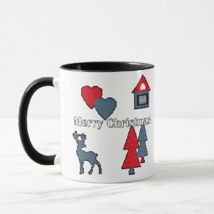 Caneca Condecorações de Natal