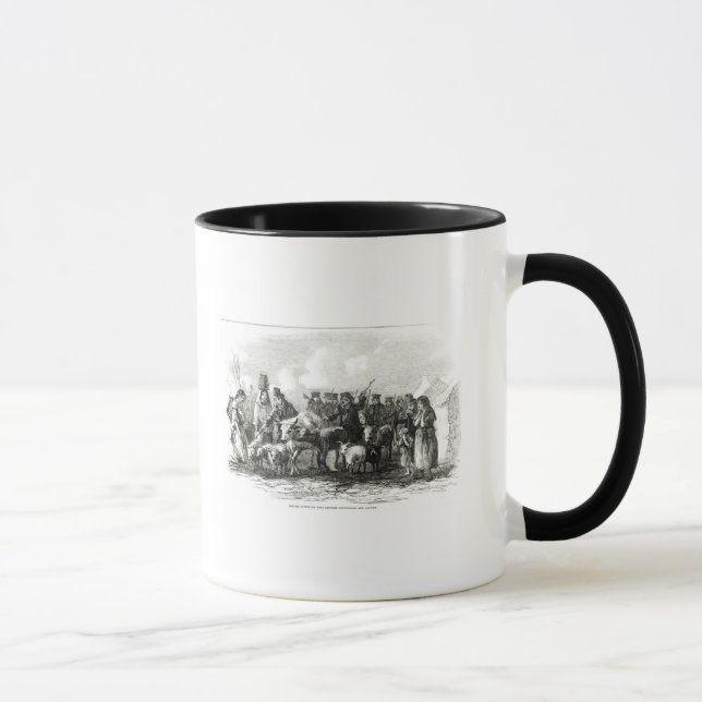Caneca Conduzindo o gado para o aluguel (Direita)