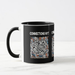 Caneca Conexões de Tendência NYT Design Black
