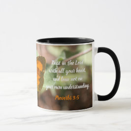 Caneca Confiança no 3:5 do senhor Provérbio