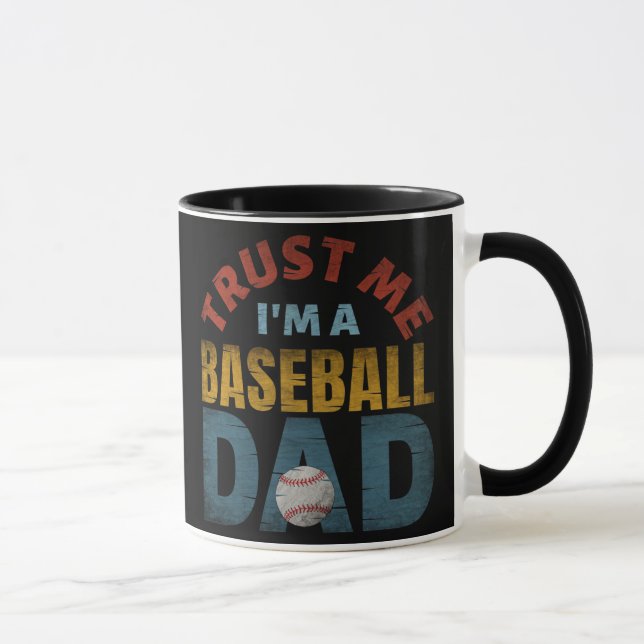 CANECA CONFIE EM MIM SOU UM PAI DE BEISBOL (Direita)