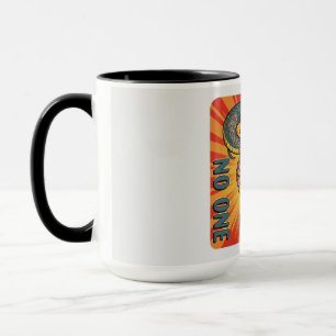 Caneca "Confie em ninguém - Arte Retro Cobra Handshake