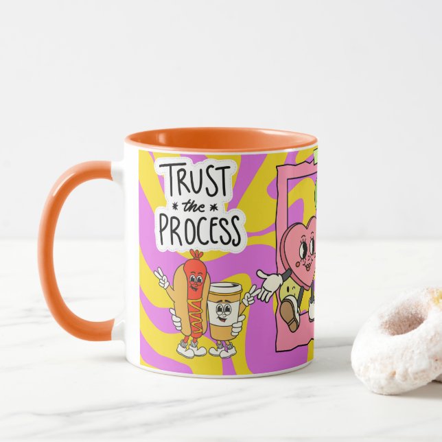 Caneca confie no processo (Com Donut)
