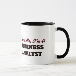 Caneca Confie que eu mim é um analista do negócio