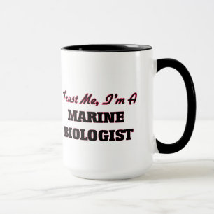 Caneca Confie que eu mim é um biólogo marinho