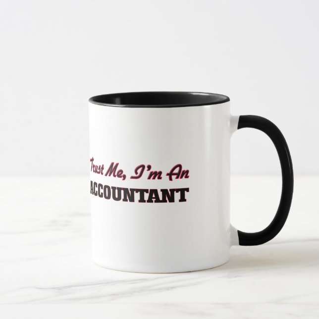 Caneca Confie que eu mim é um contador (Direita)