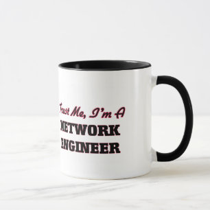 Caneca Confie que eu mim é um engenheiro da rede