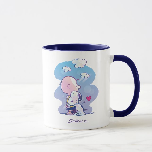 Caneca Conforto e segurança | Charlie & Snoopy Hug (Direita)