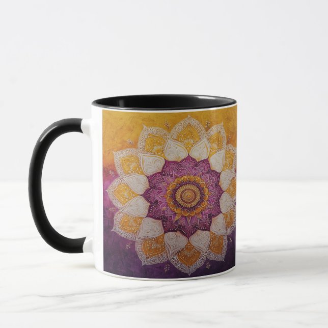 Caneca Conforto Negrito, Mandala (Esquerda)