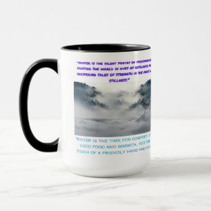 Caneca conforto sazonal no inverno