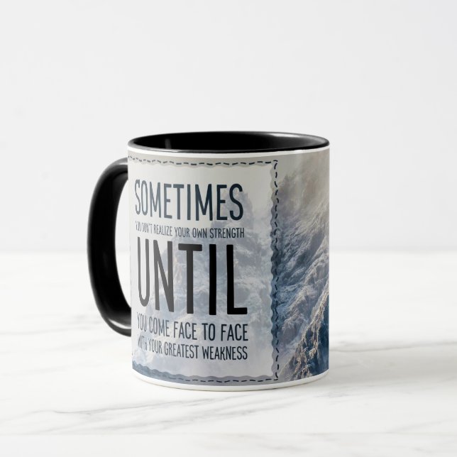 Caneca Conheça sua própria força (Frente Esquerda)