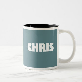 caneca conhecida Azul-cinzenta de Chris