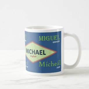 Caneca conhecida internacional de Michael
