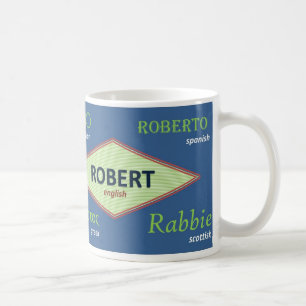 Caneca conhecida internacional de Robert