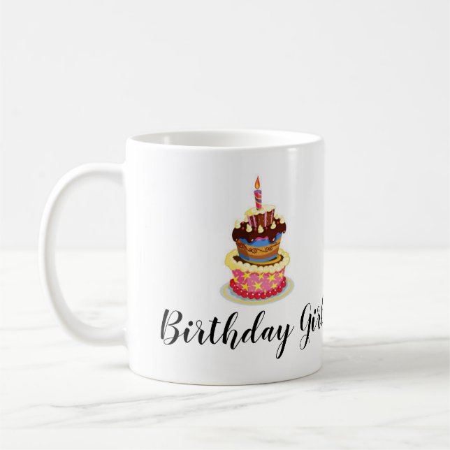 Caneca conhecida personalizada da menina do (Esquerda)