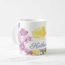 Caneca conhecida personalizada das flores