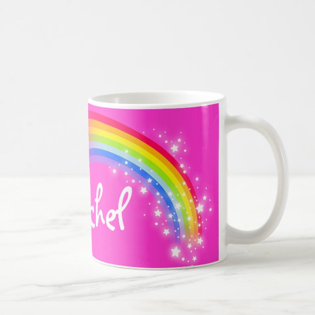 Caneca conhecida personalizada do rosa de (Direita)