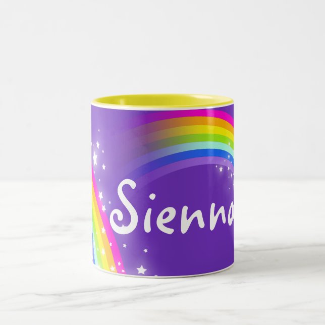 Caneca conhecida personalizada do roxo do (Centro)