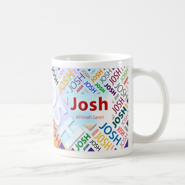 Caneca conhecida personalizada Josh (Direita)