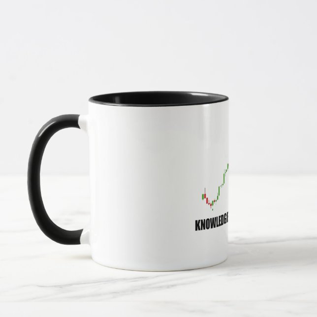 Caneca Conhecimento Forex É Mug De Lucro (Esquerda)