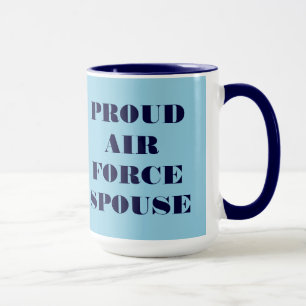 Caneca Cônjuge da Força Aérea Orgulhosa