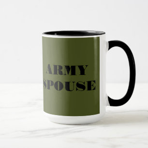 Caneca Cônjuge do Exército de Mug