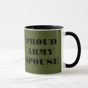 Caneca Cônjuge do Exército Orgulhoso de Mug