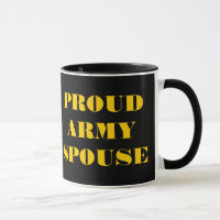 Cônjuge do Exército Orgulhoso de Mug