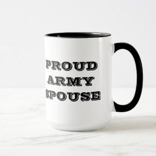 Caneca Cônjuge do Exército Orgulhoso de Mug