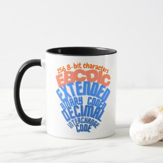 Caneca Conjunto de Caracteres Codificados Mainframe EBCDI