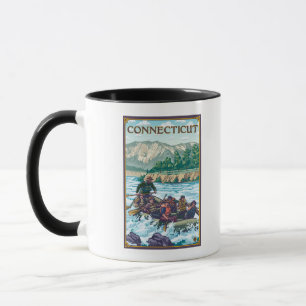 Caneca ConnecticutRiver que transporta a cena