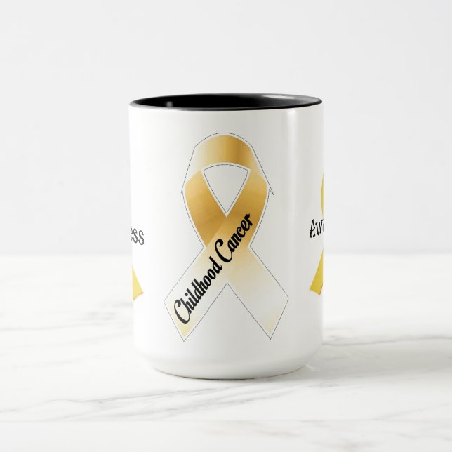 Caneca Consciência do Cancer infantil (Centro)