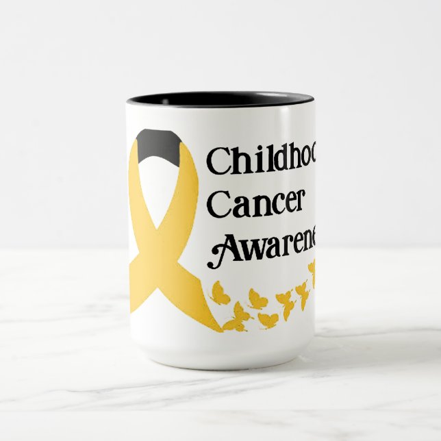 Caneca Consciência do Cancer infantil (Centro)