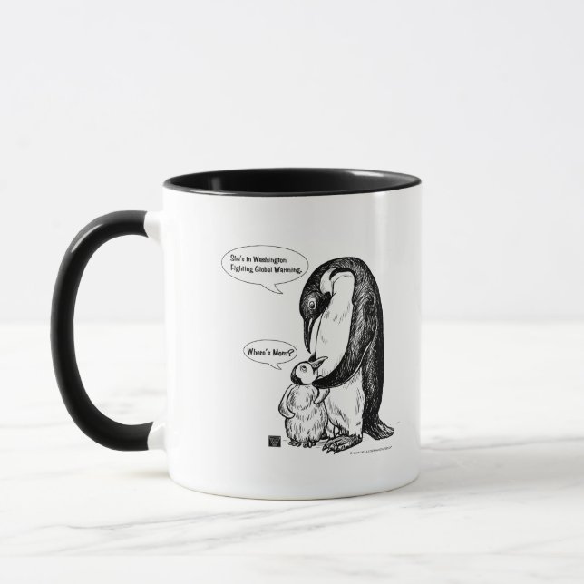 Caneca Consciência do pinguim (Esquerda)
