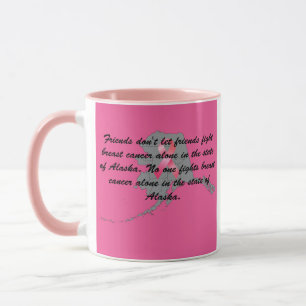 Caneca Conscientização sobre o Câncer de Mama no Alasca