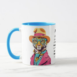 Caneca Conselho Engraçado De Um Leopardo