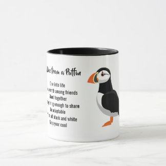 Caneca Conselhos de um Design Puffin