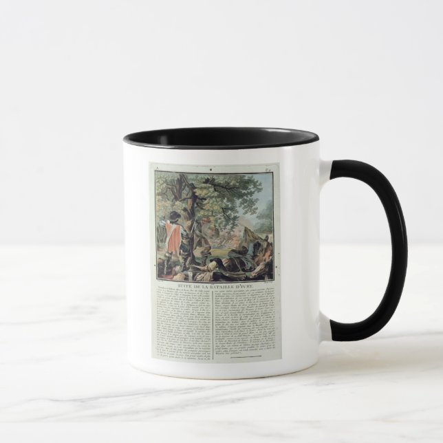Caneca Consequências da batalha de Ivry (1590), b gravado (Direita)