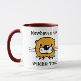Caneca Conservação da vida selvagem marinha com lontra