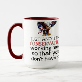 Caneca Conservador,Republicano engraçado nos eua eleição
