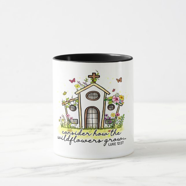 CANECA "CONSIDERE COMO AS FLORES DE SELVAGENS CRESCEM" BÍ (Centro)