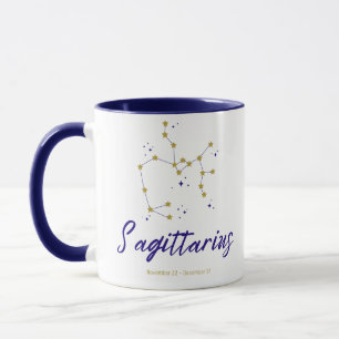 Caneca Constelação Zodiac Sagittarius - Star Archer Astro