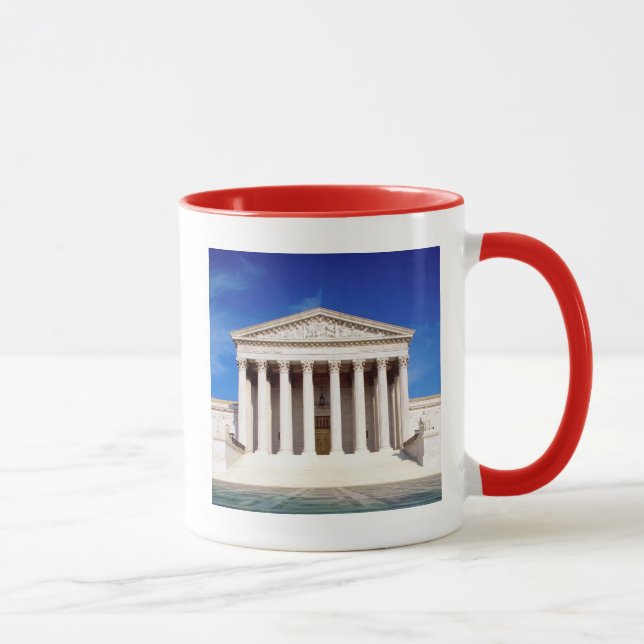 Caneca Construção da corte suprema dos E.U., Washington (Direita)
