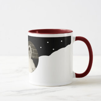 Caneca Construção você mesmo um boneco de neve