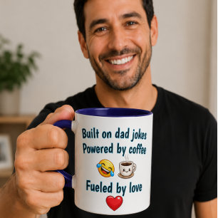 Caneca Construído em Piadas de Papai